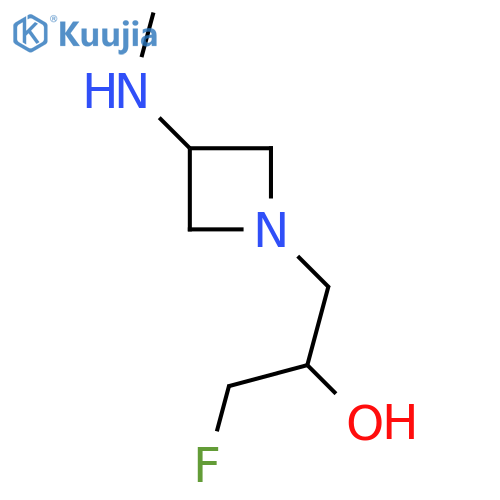 1-fluoro-3-3-(methylamino)azetidin-1-ylpropan-2-ol structure