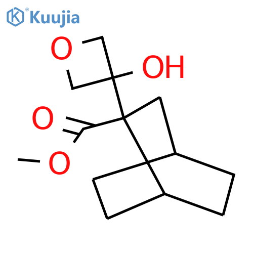 methyl 2-(3-hydroxyoxetan-3-yl)bicyclo2.2.2octane-2-carboxylate structure