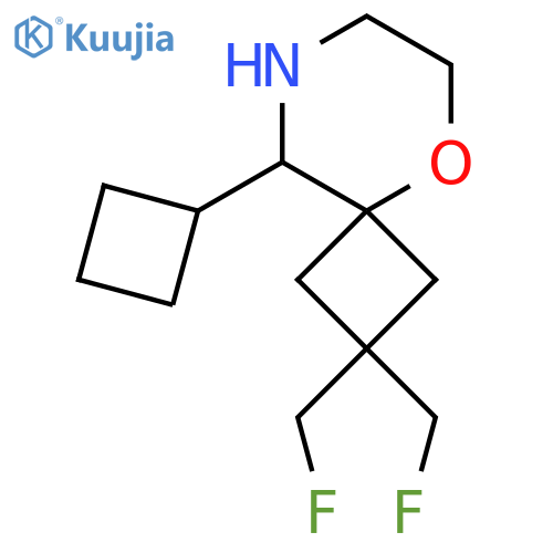 9-cyclobutyl-2,2-bis(fluoromethyl)-5-oxa-8-azaspiro3.5nonane structure