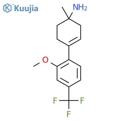 4-2-methoxy-4-(trifluoromethyl)phenyl-1-methylcyclohex-3-en-1-amine structure
