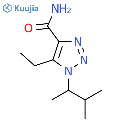 5-ethyl-1-(3-methylbutan-2-yl)-1H-1,2,3-triazole-4-carboxamide structure