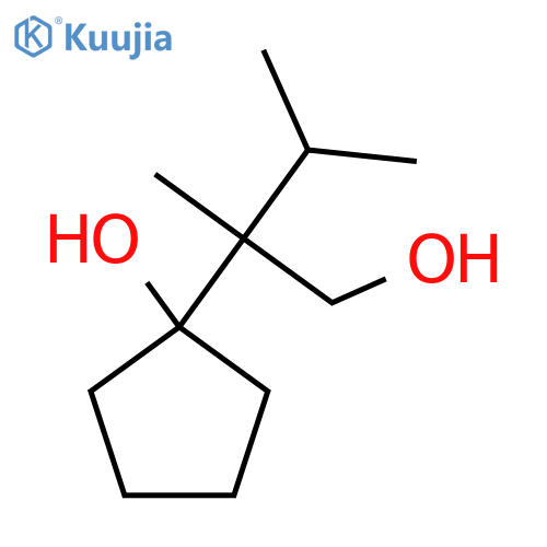 1-(1-hydroxy-2,3-dimethylbutan-2-yl)cyclopentan-1-ol structure