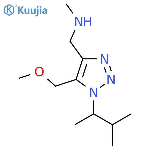 {5-(methoxymethyl)-1-(3-methylbutan-2-yl)-1H-1,2,3-triazol-4-ylmethyl}(methyl)amine structure