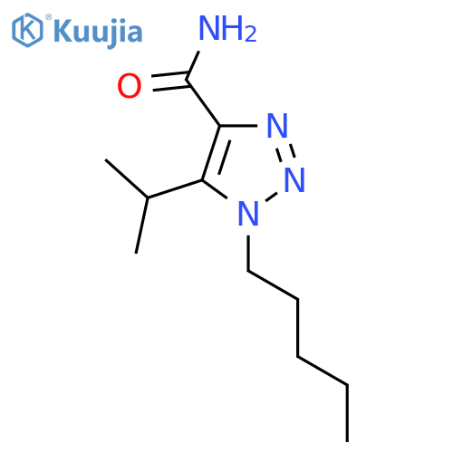 1-pentyl-5-(propan-2-yl)-1H-1,2,3-triazole-4-carboxamide structure