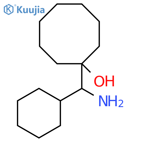 1-amino(cyclohexyl)methylcyclooctan-1-ol structure