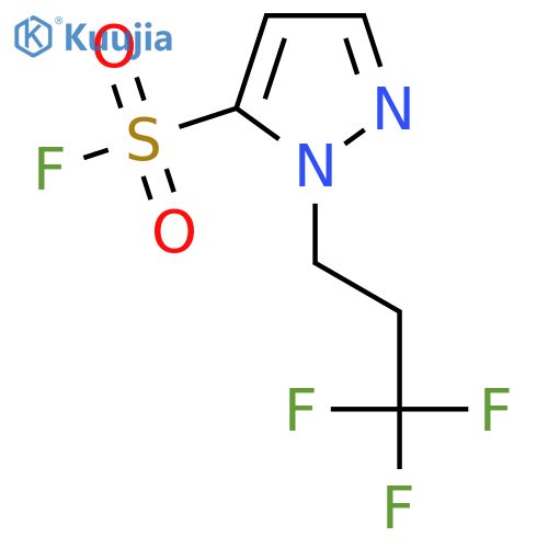 1-(3,3,3-trifluoropropyl)-1H-pyrazole-5-sulfonyl fluoride structure