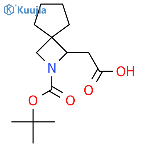 2-{2-(tert-butoxy)carbonyl-2-azaspiro3.4octan-1-yl}acetic acid structure