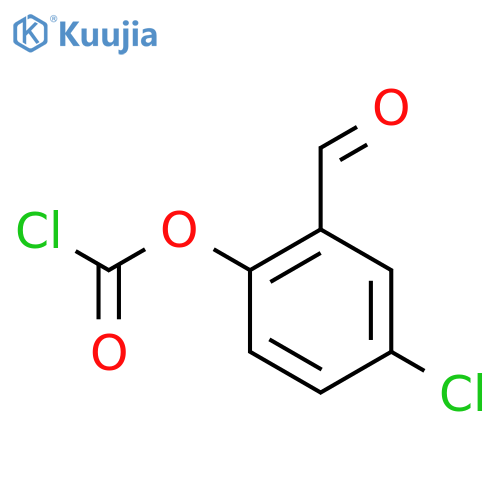 4-Chloro-2-formylphenyl chloroformate structure