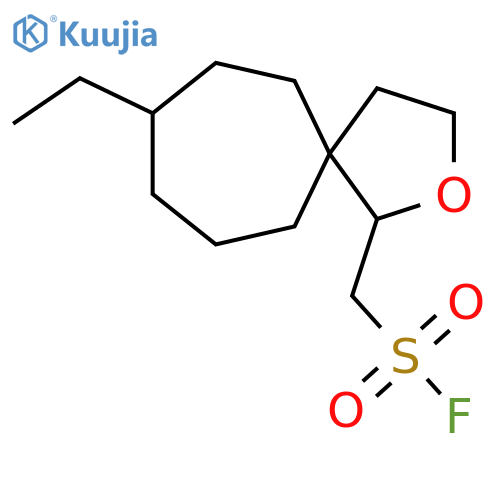 {8-ethyl-2-oxaspiro4.6undecan-1-yl}methanesulfonyl fluoride structure