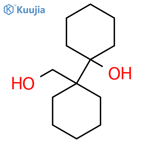 1-1-(hydroxymethyl)cyclohexylcyclohexan-1-ol structure