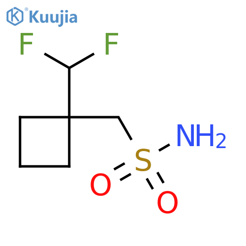 1-(difluoromethyl)cyclobutylmethanesulfonamide structure