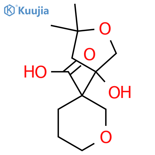 3-(3-Hydroxy-5,5-dimethyloxolan-3-yl)oxane-3-carboxylic acid structure