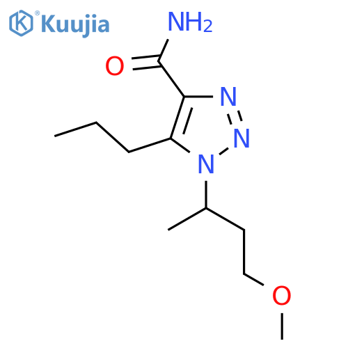 1-(4-methoxybutan-2-yl)-5-propyl-1H-1,2,3-triazole-4-carboxamide structure
