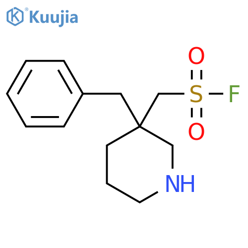 (3-benzylpiperidin-3-yl)methanesulfonyl fluoride structure