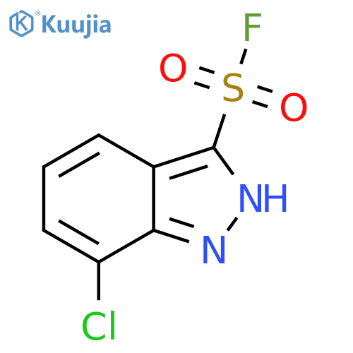 7-chloro-1H-indazole-3-sulfonyl fluoride structure