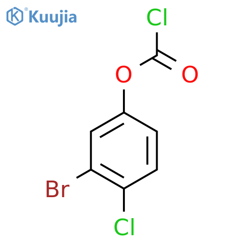 3-Bromo-4-chlorophenyl chloroformate structure