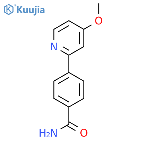 4-(4-methoxypyridin-2-yl)benzamide structure