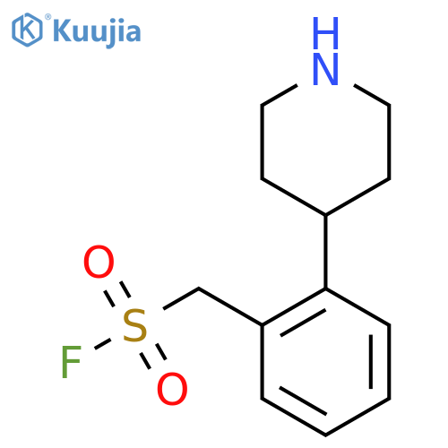 2-(piperidin-4-yl)phenylmethanesulfonyl fluoride structure