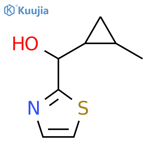 (2-methylcyclopropyl)(1,3-thiazol-2-yl)methanol structure