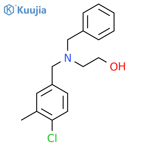 2-{benzyl(4-chloro-3-methylphenyl)methylamino}ethan-1-ol structure