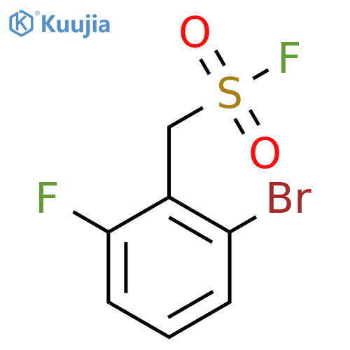 (2-bromo-6-fluorophenyl)methanesulfonyl fluoride structure