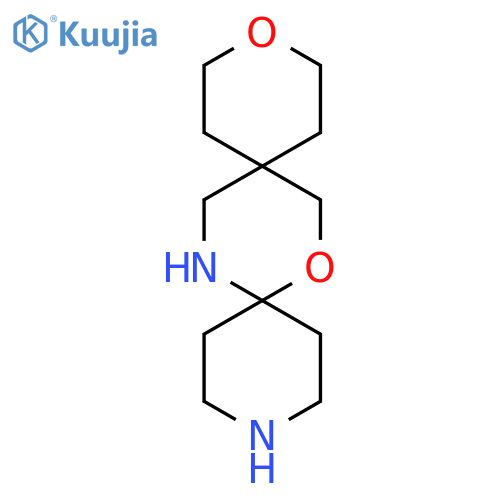 7,12-dioxa-3,16-diazadispiro5.2.5^{9}.2^{6}hexadecane structure