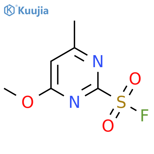 4-methoxy-6-methylpyrimidine-2-sulfonyl fluoride structure