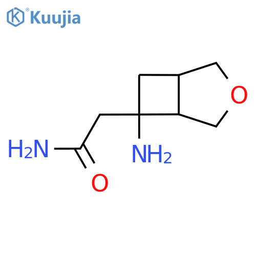 2-{6-amino-3-oxabicyclo3.2.0heptan-6-yl}acetamide structure