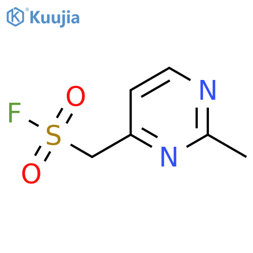 (2-methylpyrimidin-4-yl)methanesulfonyl fluoride structure