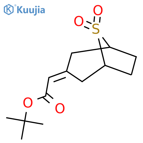 tert-butyl 2-{8,8-dioxo-8lambda6-thiabicyclo3.2.1octan-3-ylidene}acetate structure