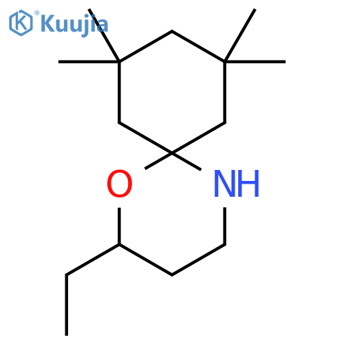 2-ethyl-8,8,10,10-tetramethyl-1-oxa-5-azaspiro5.5undecane structure
