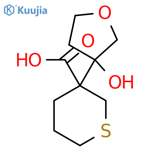 3-(3-Hydroxyoxolan-3-yl)thiane-3-carboxylic acid structure