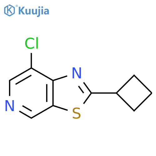 7-chloro-2-cyclobutyl-1,3thiazolo5,4-cpyridine structure
