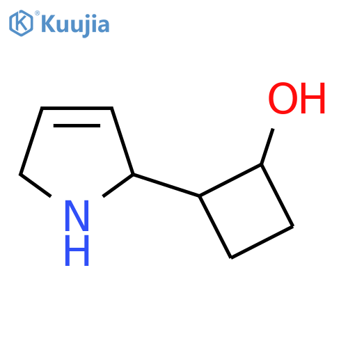 2-(2,5-dihydro-1H-pyrrol-2-yl)cyclobutan-1-ol structure