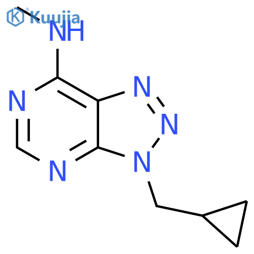 3-(cyclopropylmethyl)-N-methyl-3H-1,2,3triazolo4,5-dpyrimidin-7-amine structure