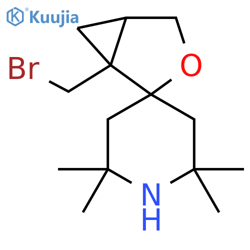 1-(bromomethyl)-2',2',6',6'-tetramethyl-3-oxaspirobicyclo3.1.0hexane-2,4'-piperidine structure