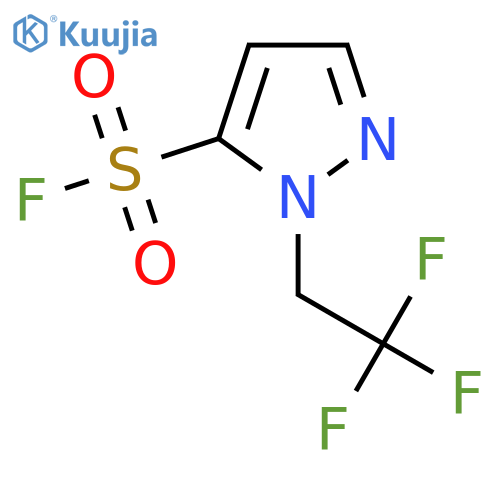 1-(2,2,2-trifluoroethyl)-1H-pyrazole-5-sulfonyl fluoride structure