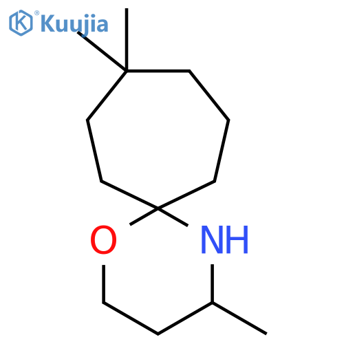 4,9,9-trimethyl-1-oxa-5-azaspiro5.6dodecane structure