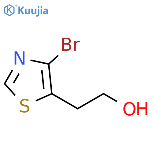 2-(4-bromo-1,3-thiazol-5-yl)ethan-1-ol structure