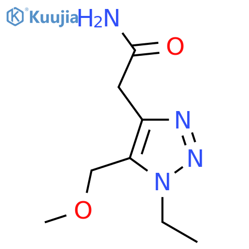 2-1-ethyl-5-(methoxymethyl)-1H-1,2,3-triazol-4-ylacetamide structure