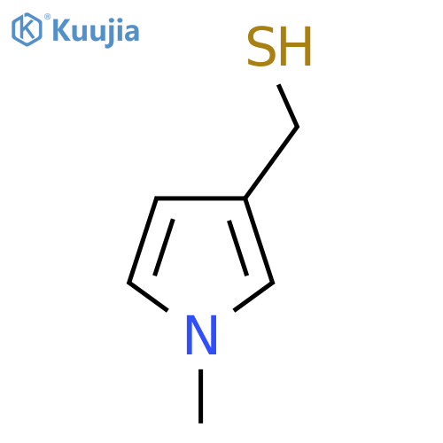 (1-methyl-1H-pyrrol-3-yl)methanethiol structure