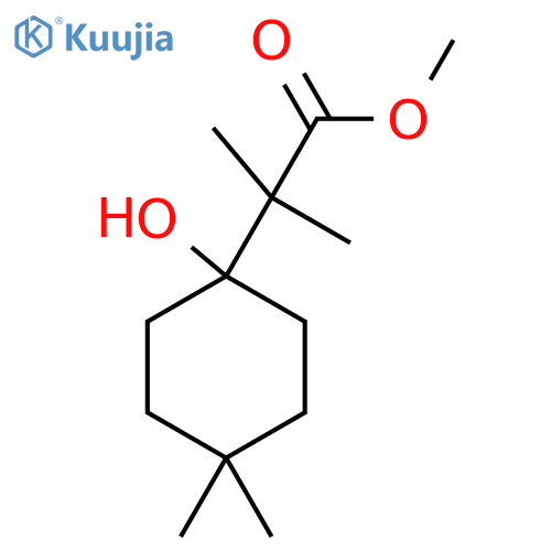 methyl 2-(1-hydroxy-4,4-dimethylcyclohexyl)-2-methylpropanoate structure