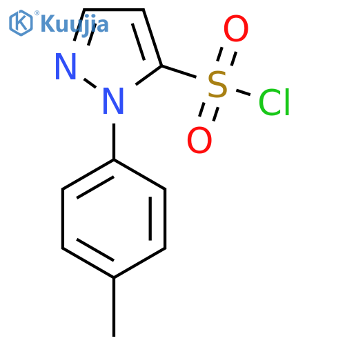 1-(4-methylphenyl)-1H-pyrazole-5-sulfonyl chloride structure