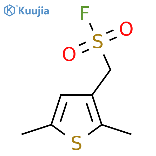 (2,5-dimethylthiophen-3-yl)methanesulfonyl fluoride structure