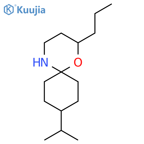 9-(propan-2-yl)-2-propyl-1-oxa-5-azaspiro5.5undecane structure
