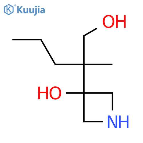 3-(1-hydroxy-2-methylpentan-2-yl)azetidin-3-ol structure