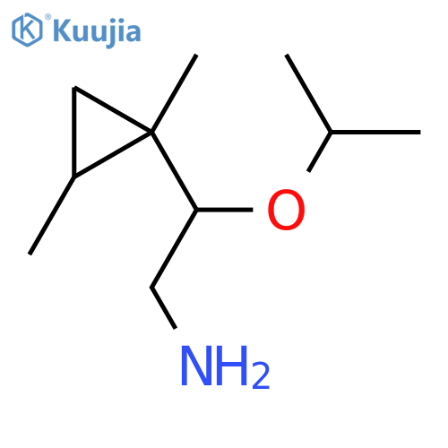 2-(1,2-dimethylcyclopropyl)-2-(propan-2-yloxy)ethan-1-amine structure