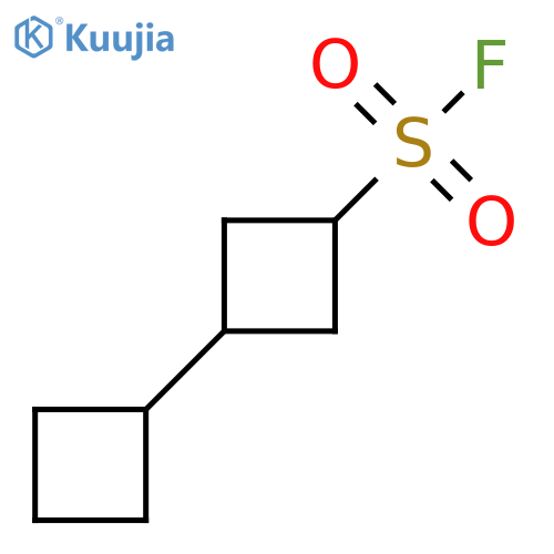 3-cyclobutylcyclobutane-1-sulfonyl fluoride structure