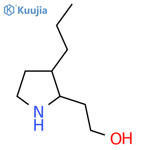 2-(3-propylpyrrolidin-2-yl)ethan-1-ol structure