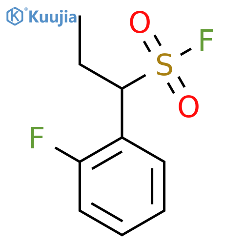1-(2-fluorophenyl)propane-1-sulfonyl fluoride structure